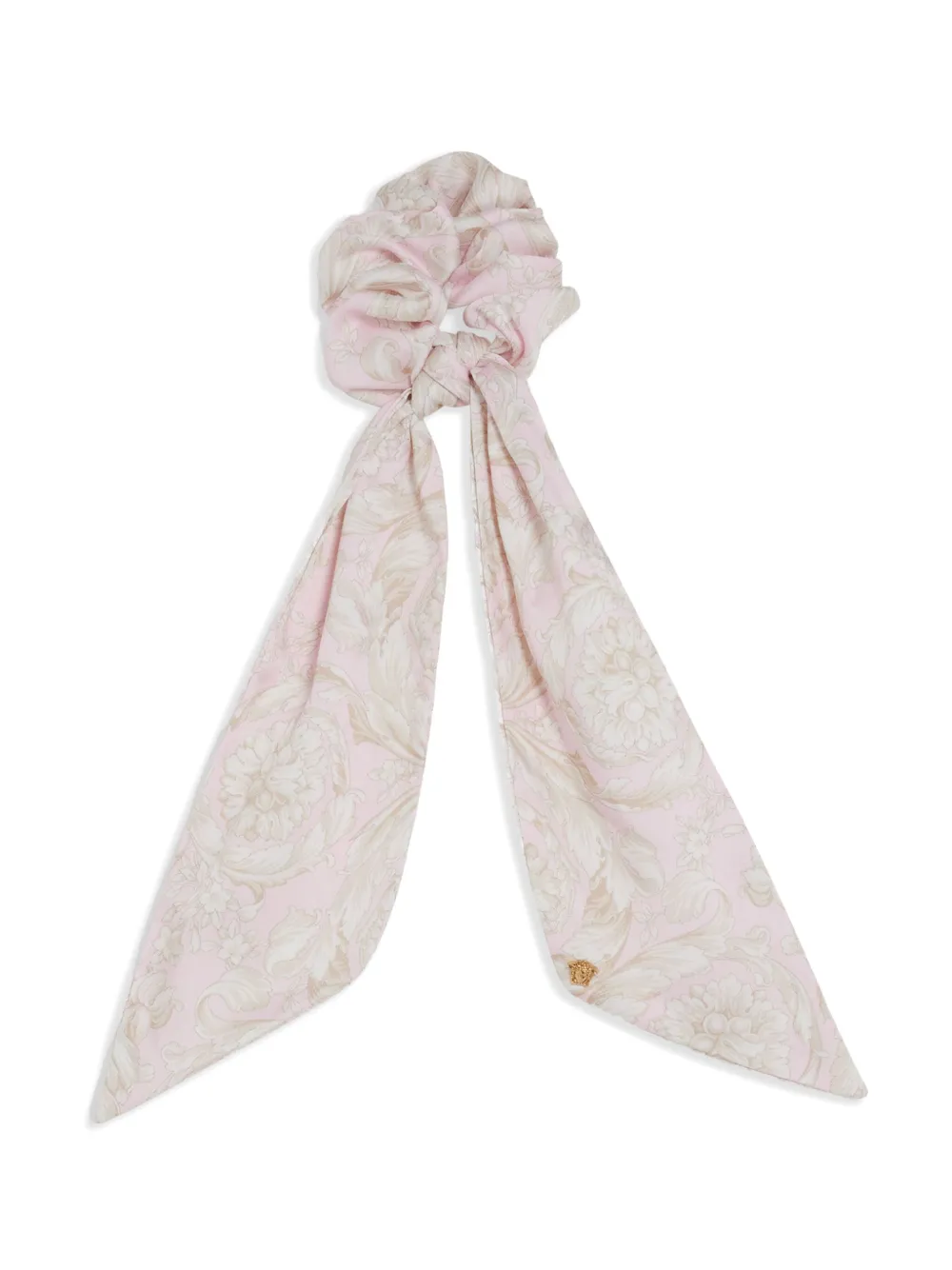 Versace Kids Scrunchie met bloe print Roze
