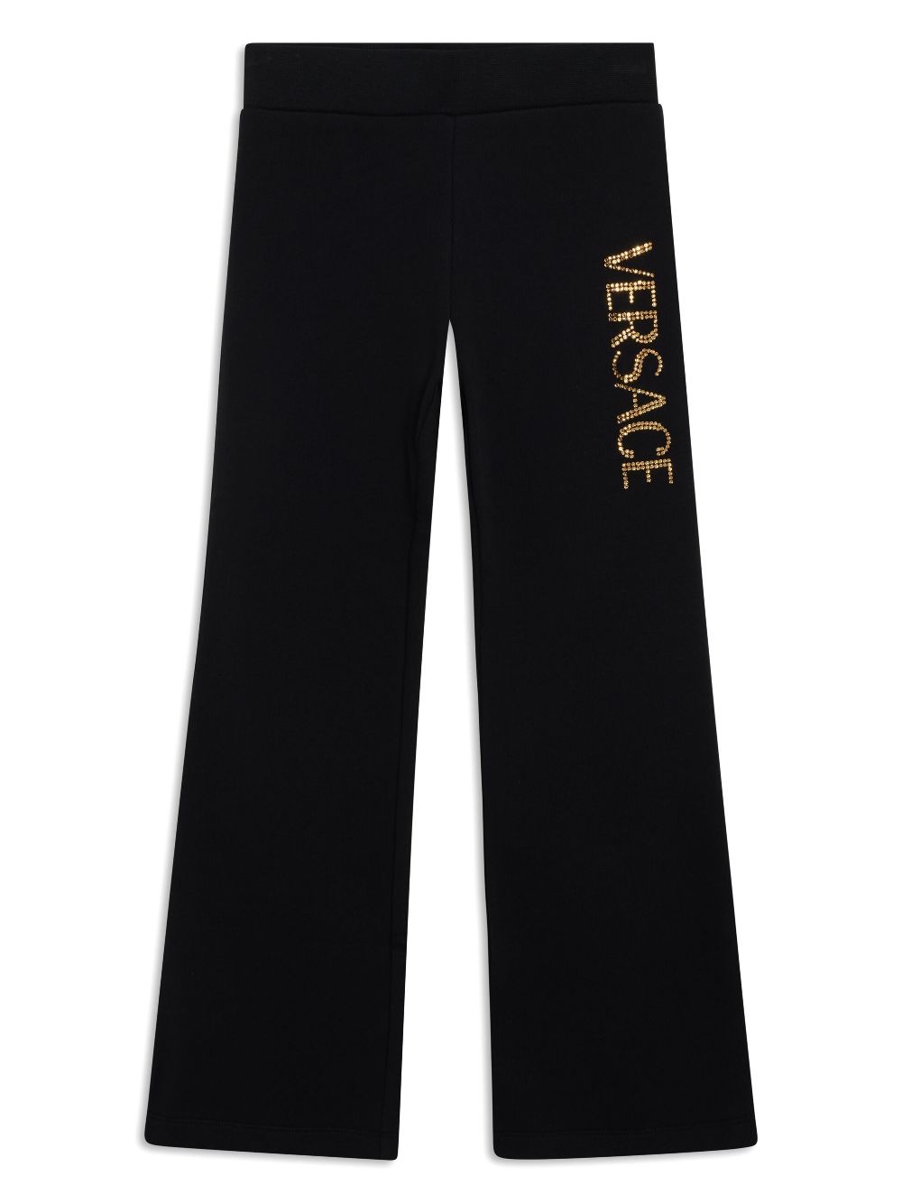 Versace Kids logo-embellished track pants - Black