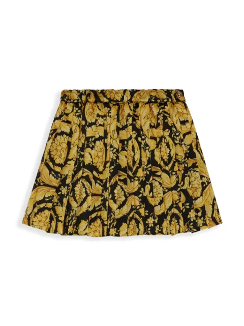 Versace Kids Barocco-print skirt