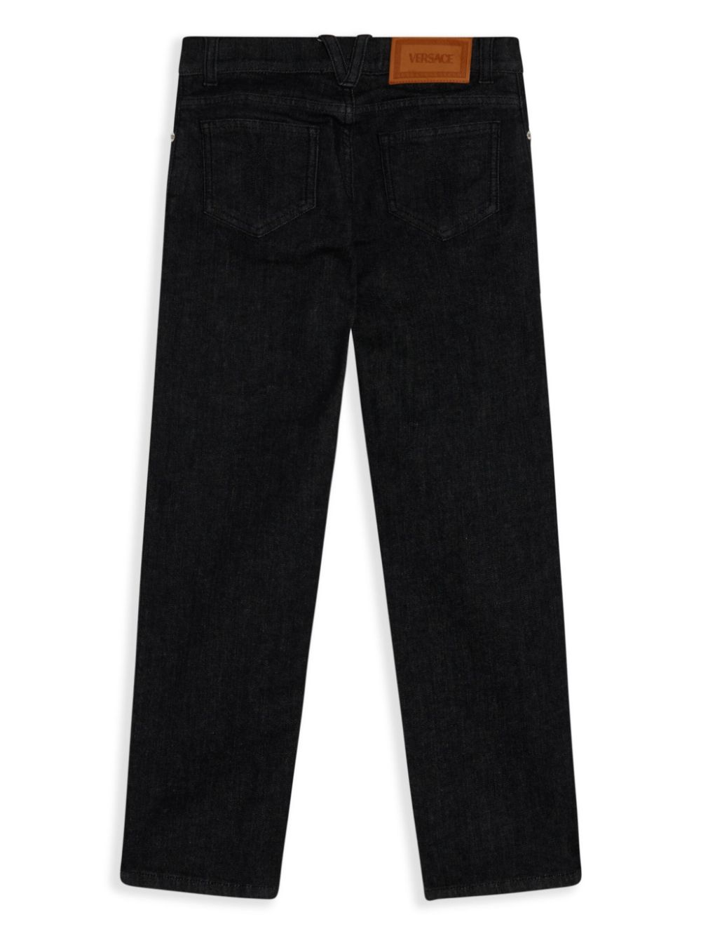 Versace Kids straight-leg jeans - Black