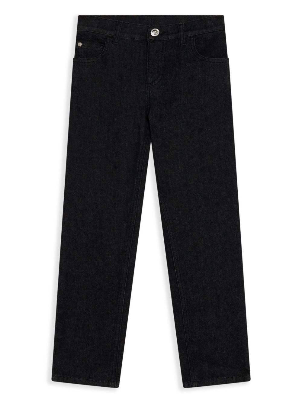 Versace Kids straight-leg jeans - Black