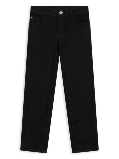 Versace Kids Calça jeans reta