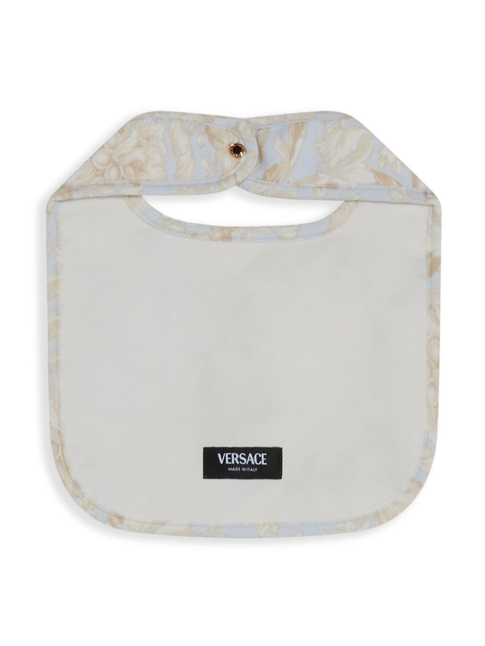 Versace Kids floral-print bib - Blue