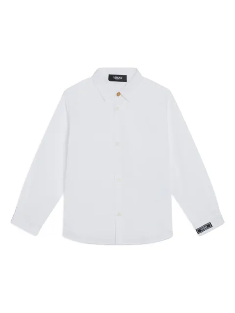 Versace Kids embroidered shirt