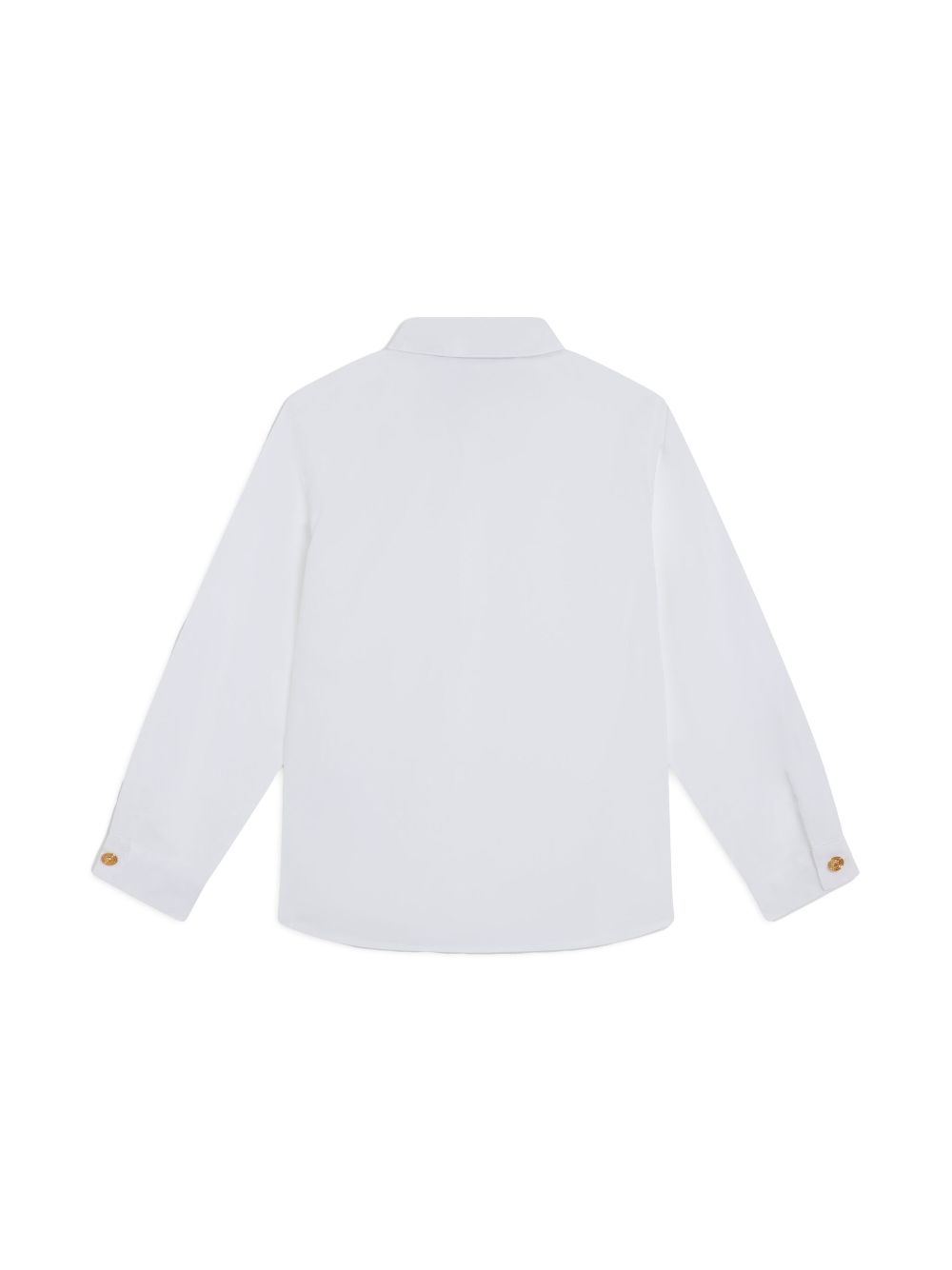 Versace Kids embroidered shirt - White