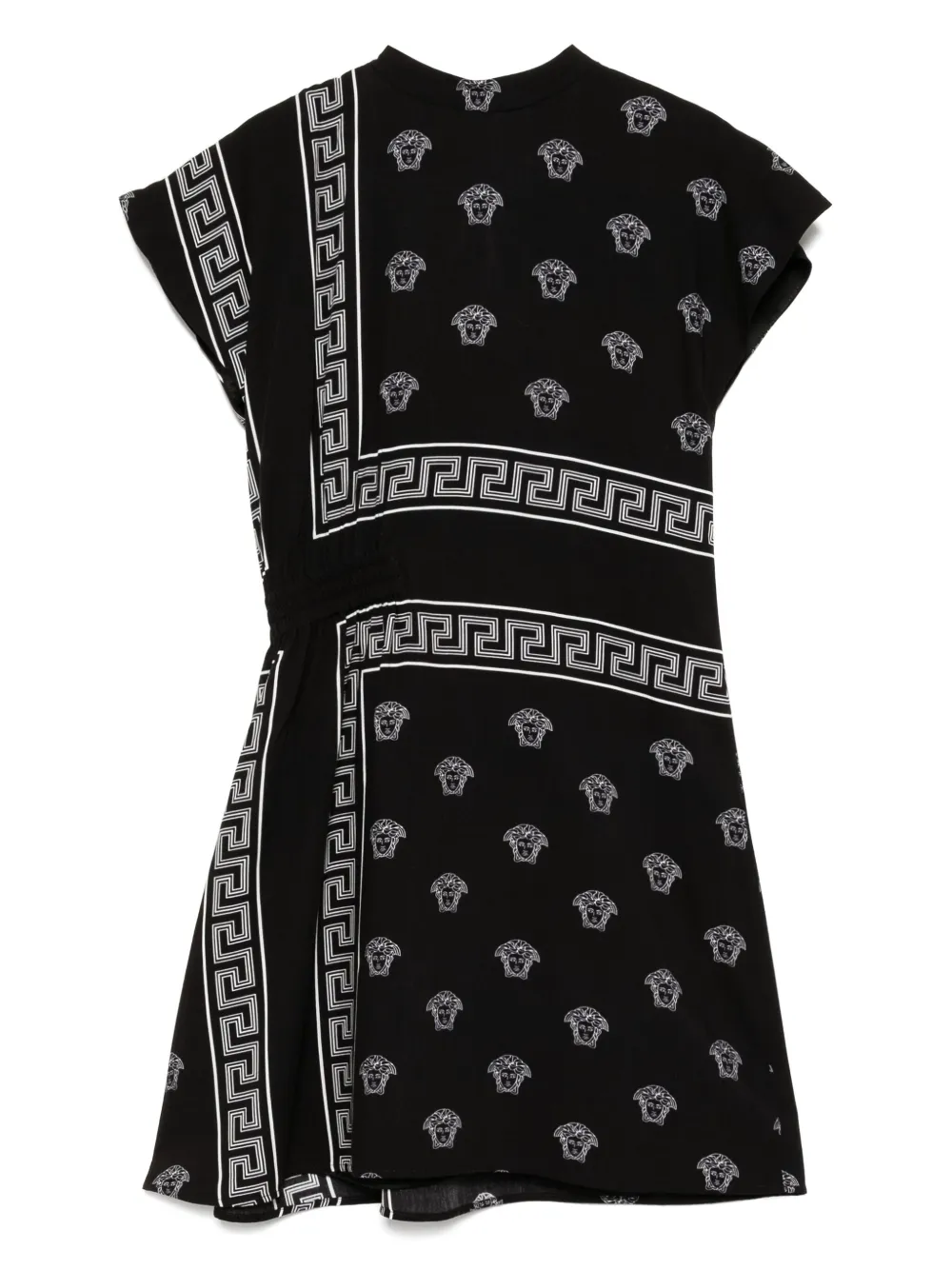 Versace Kids Jurk met korte mouwen Zwart