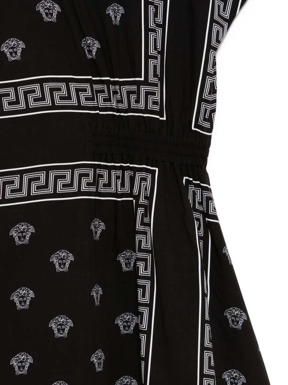 Versace Kids Jurk met korte mouwen Zwart