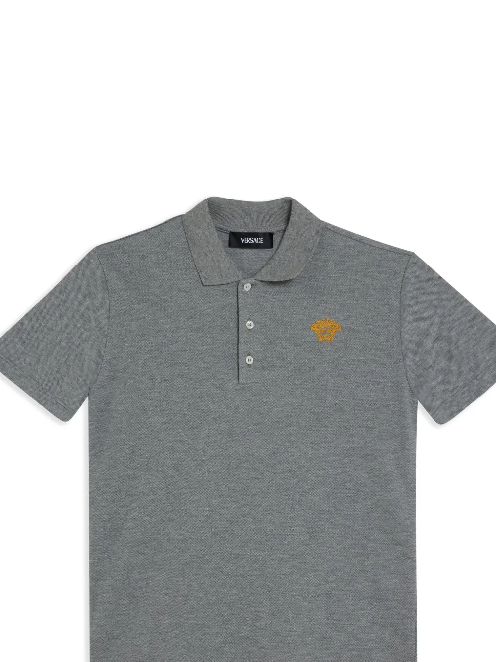 Versace Kids Medusa poloshirt Grijs