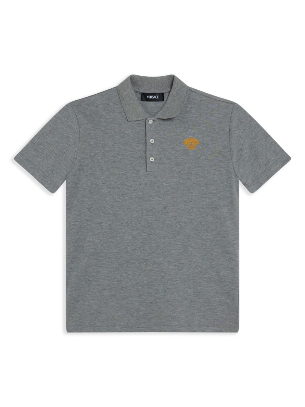 Versace Kids Medusa polo shirt - Grey