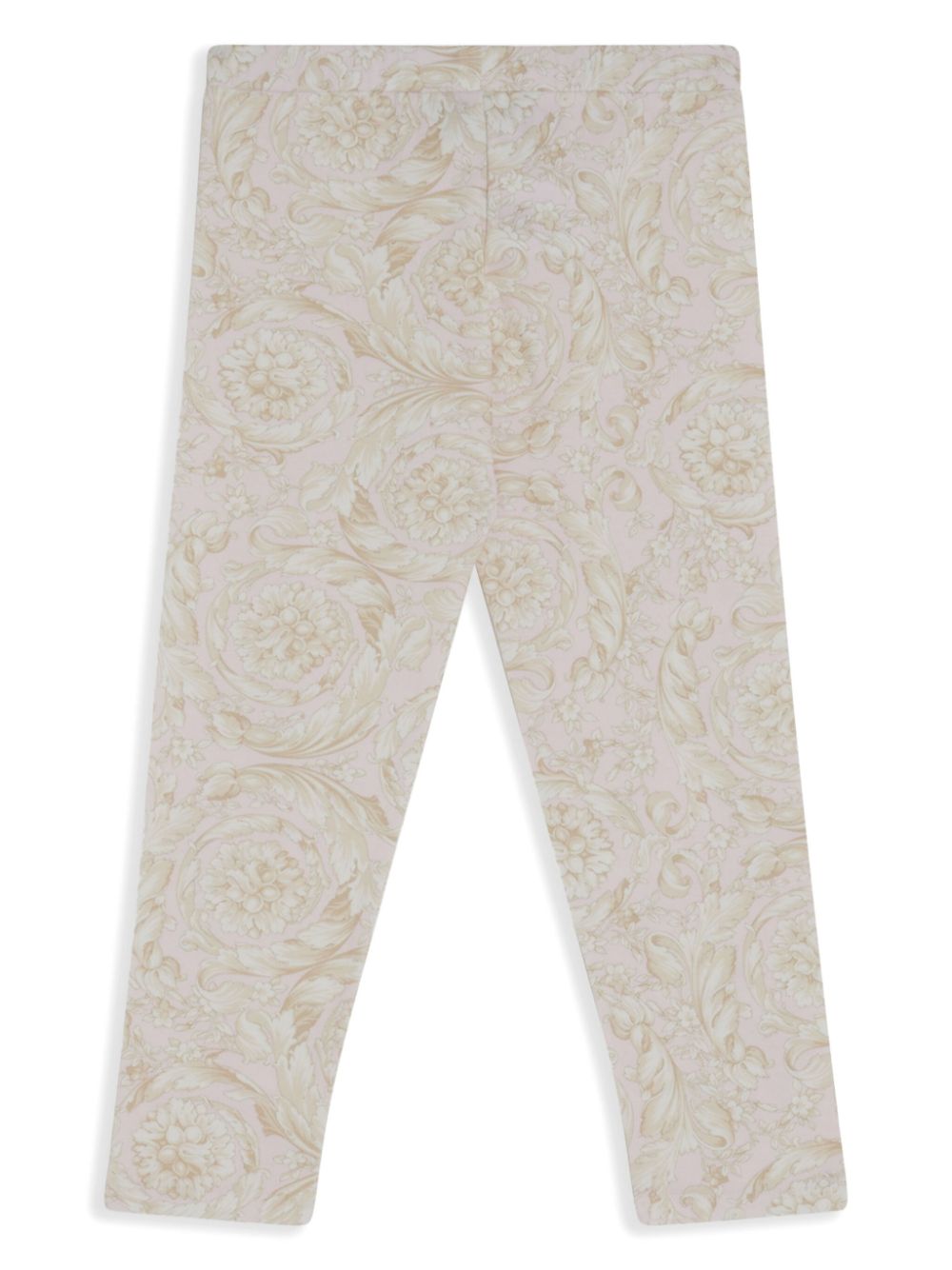 Versace Kids Barocco-print leggings - Neutrals