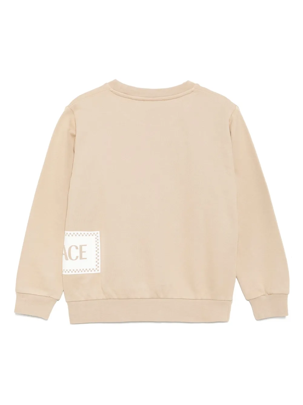 Versace Kids Sweater met logoprint Beige