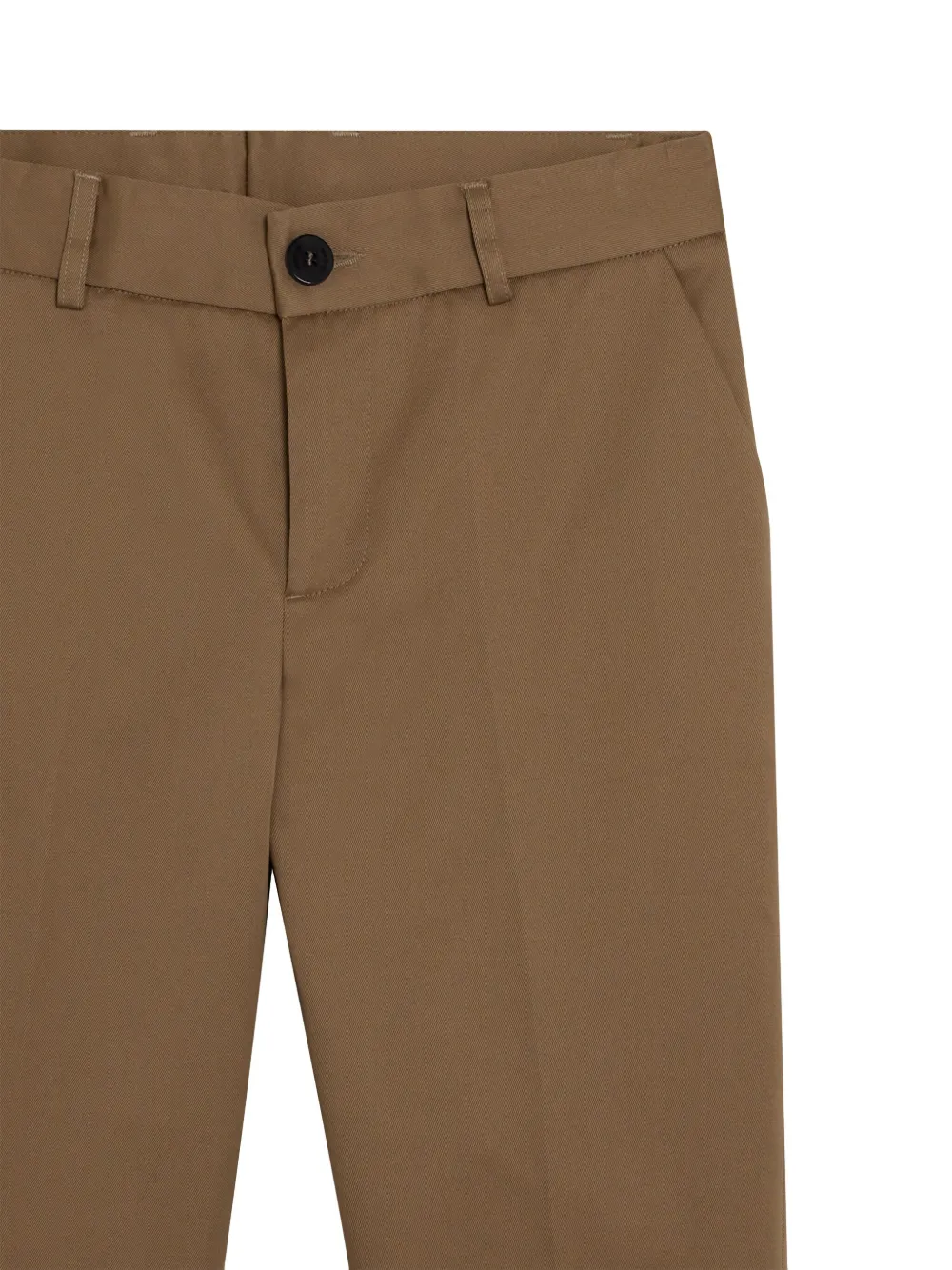 Versace Kids Broek met geperste plooi Bruin