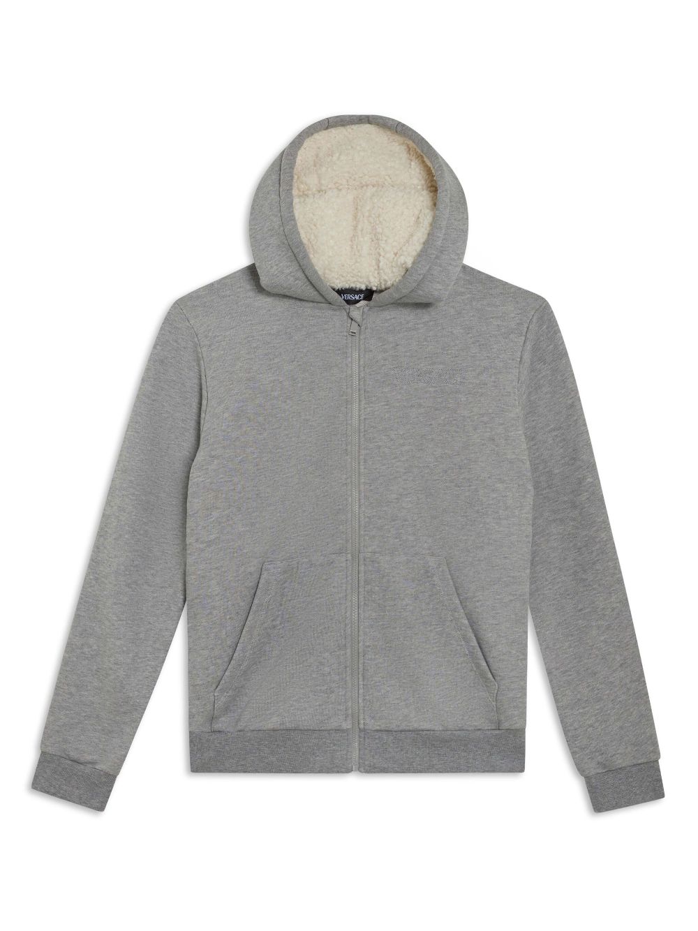 Versace Kids cotton hoodie - Grey