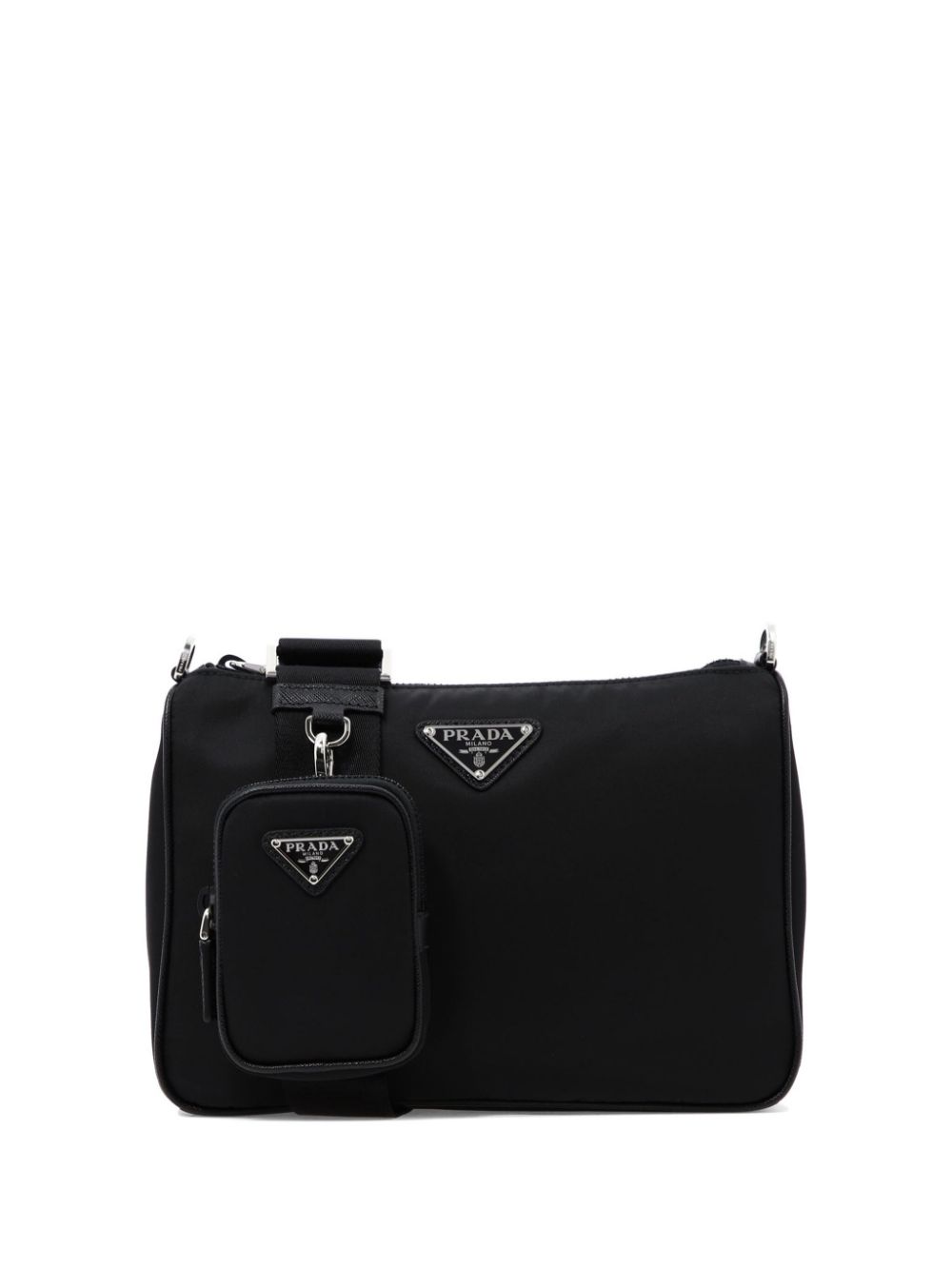 Prada Re-Nylon schoudertas Zwart