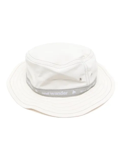 and Wander chapeau à bande logo