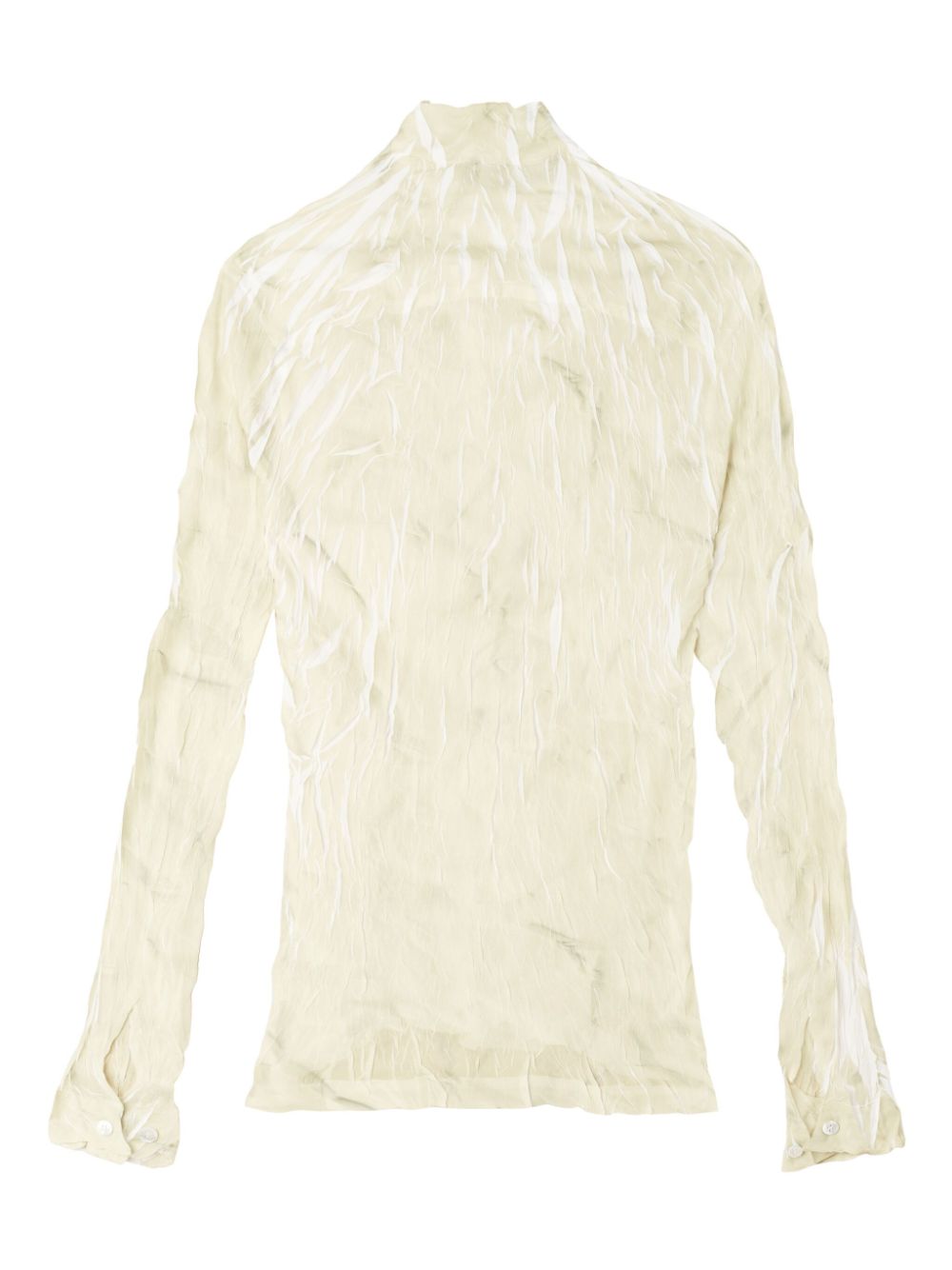 Sunnei wrinkled shirt - Beige