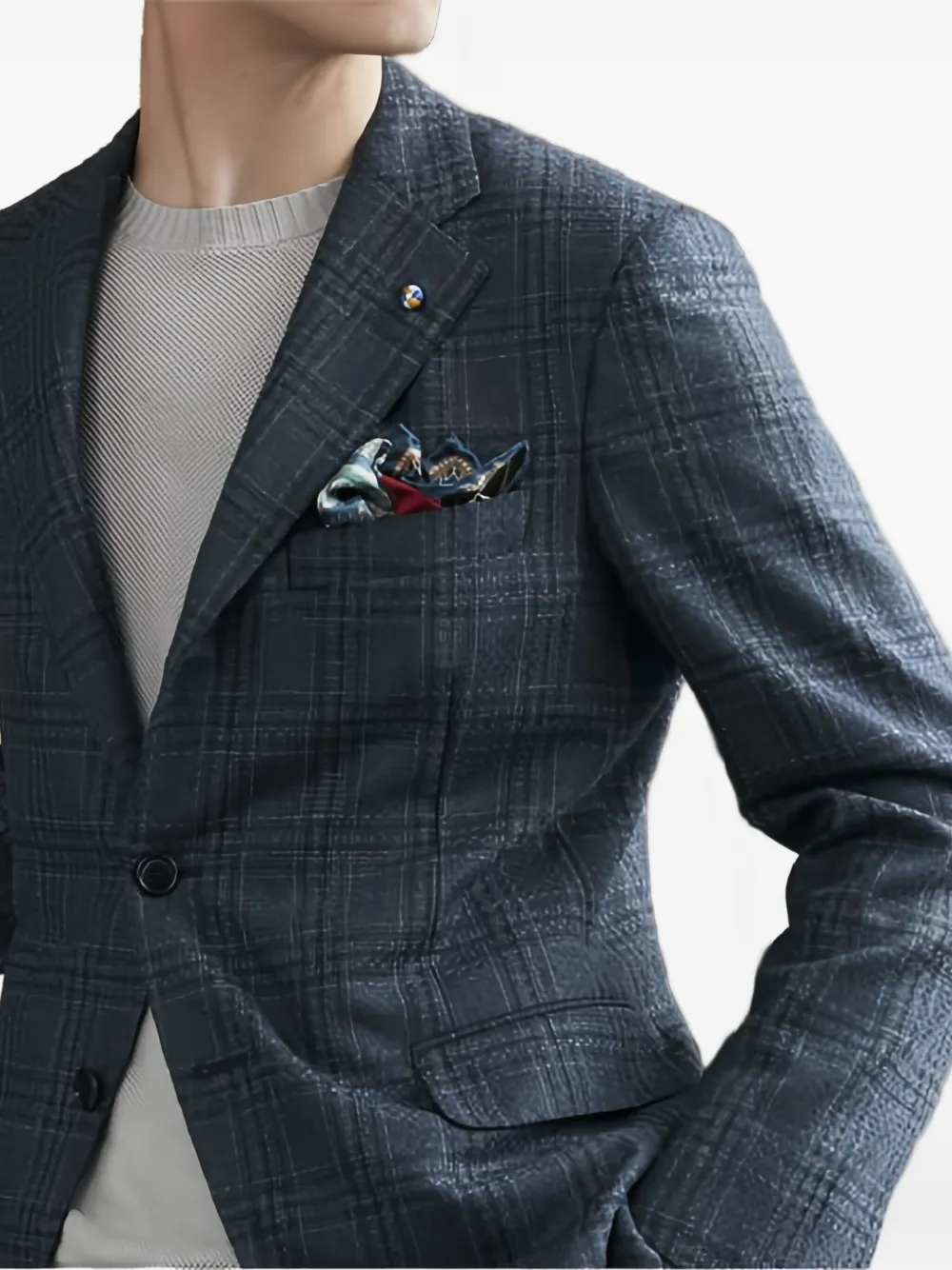 FRANCO BASSI paisley-pattern pocket square | Image 2