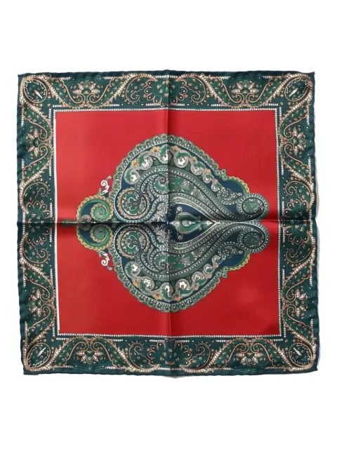 FRANCO BASSI paisley-pattern pocket square