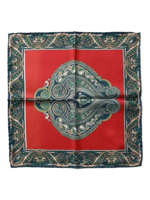 FRANCO BASSI paisley-patterned pocket square