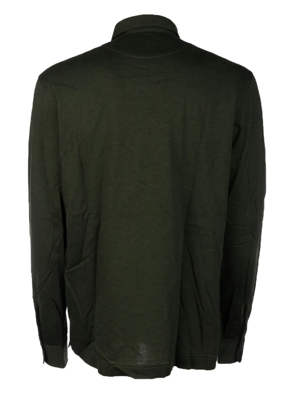 4FF Poloshirt met lange mouwen - Groen