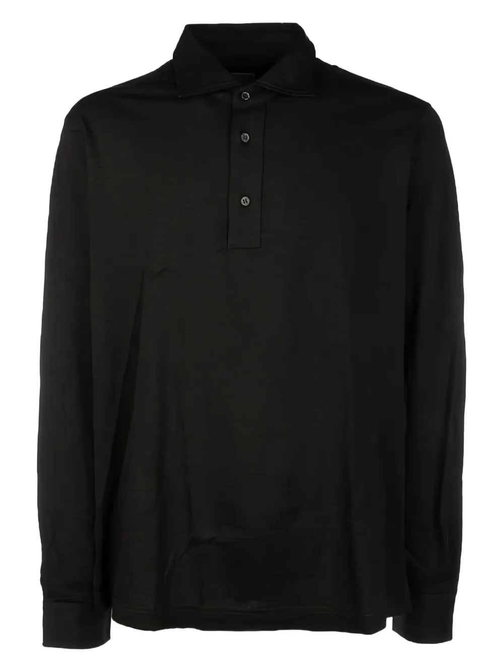 long-sleeved polo shirt