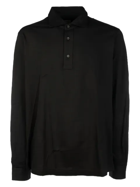 4FF long-sleeved polo shirt