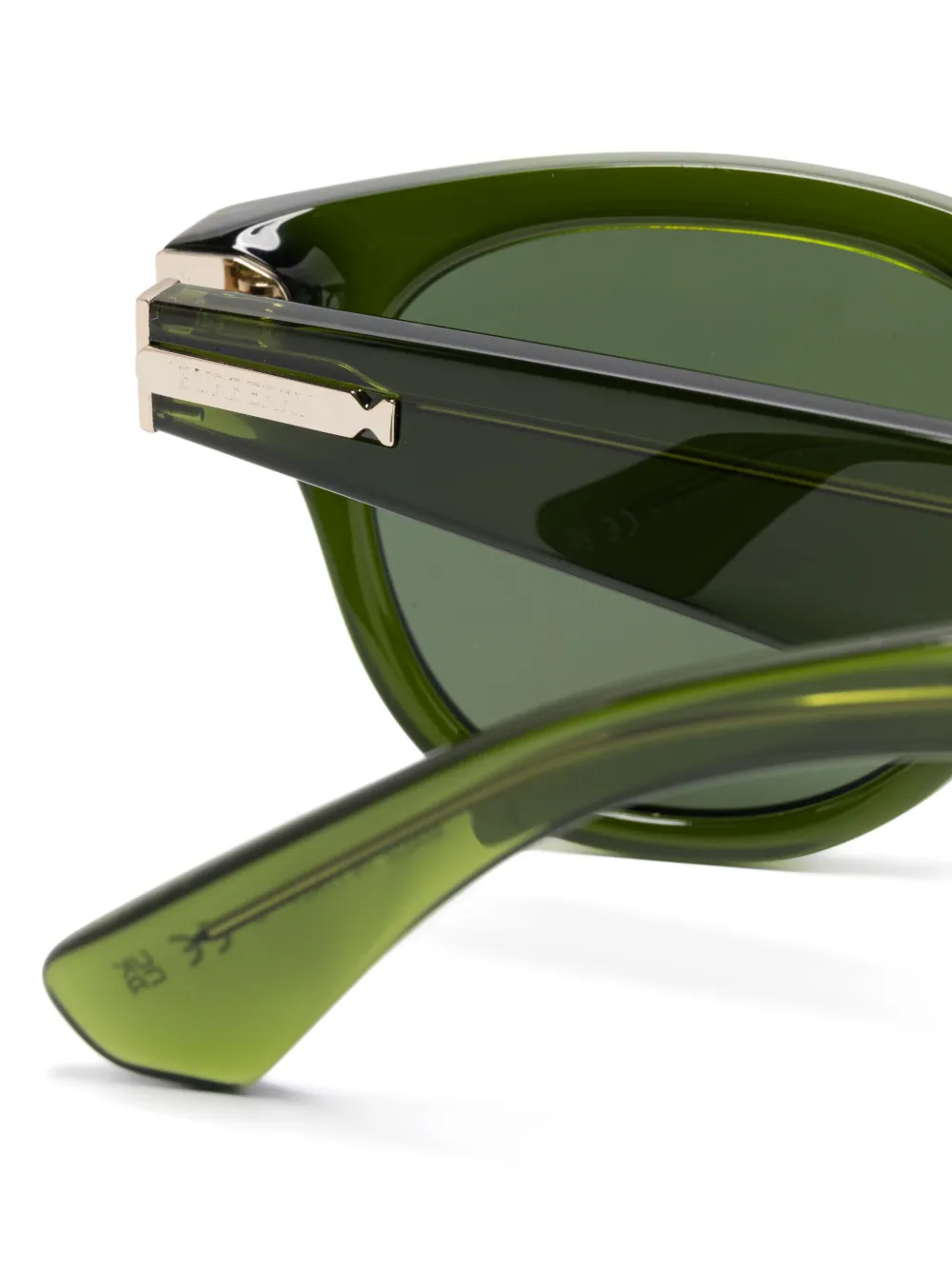 Burberry Eyewear Zonnebril met vierkant montuur Groen
