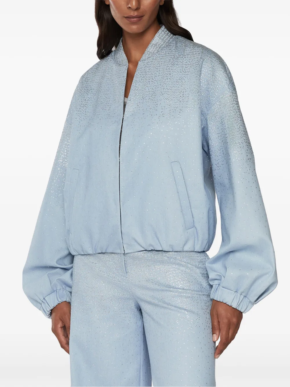 GENNY CRYSTAL-EMBELLISHED JACKET 
