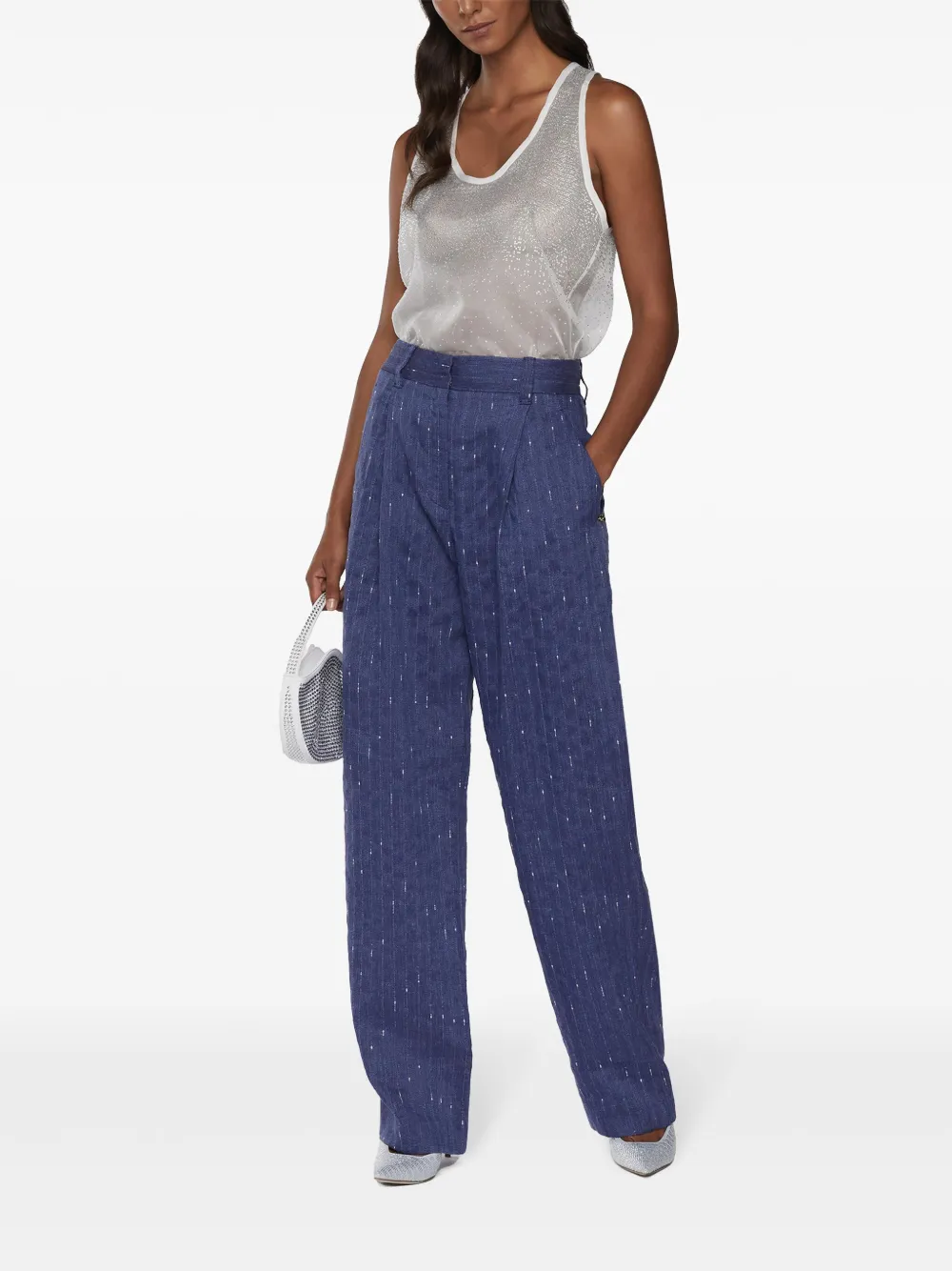 GENNY PINSTRIPED TROUSERS