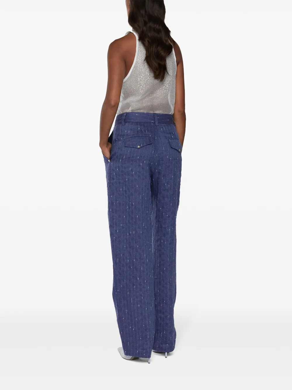 GENNY PINSTRIPED TROUSERS