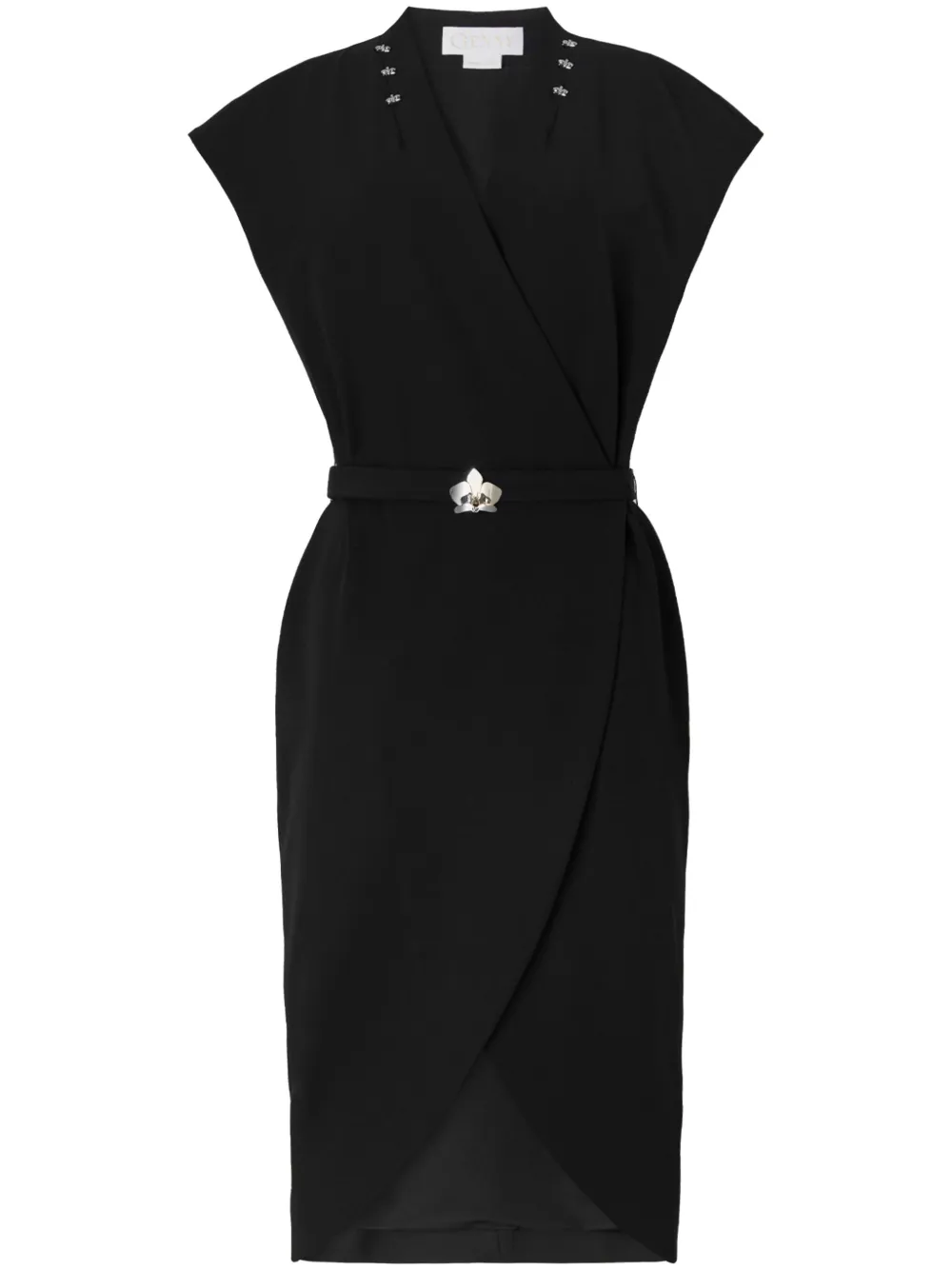 Genny vestido corto con apliques | negro | Image 1