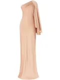 Genny cape maxi dress - Pink