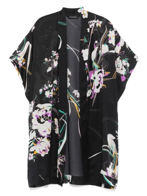 Carine Gilson floral-print silk robe