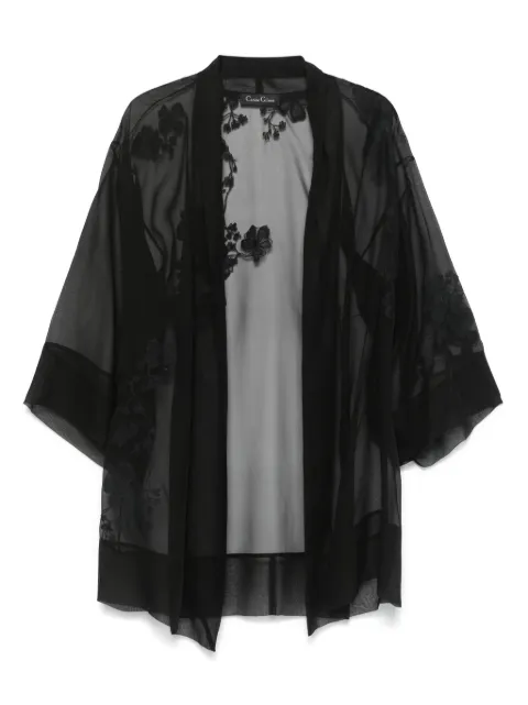 Carine Gilson Vestaglia con dettaglio in pizzo