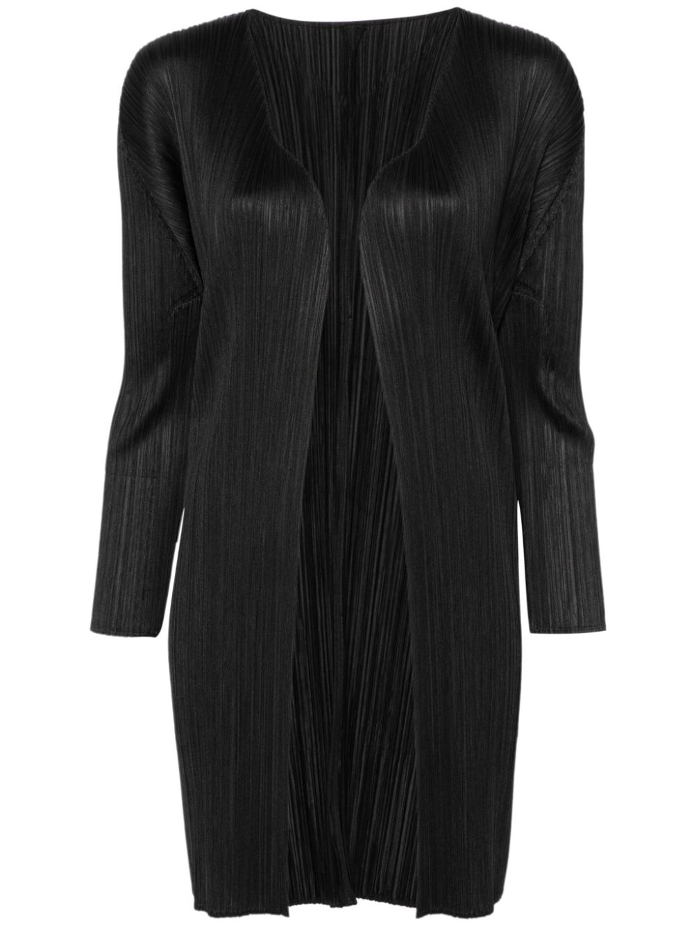 Pleats Please Issey Miyake plissé jacket - Black