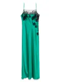 Carine Gilson lace-detailed slip dress - Green