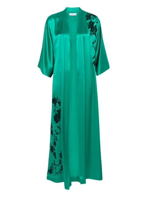 Carine Gilson lace-detailed robe