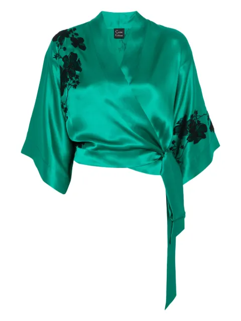 Carine Gilson lace-detailed shirt