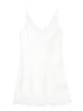 Carine Gilson lace-detail slip dress - White
