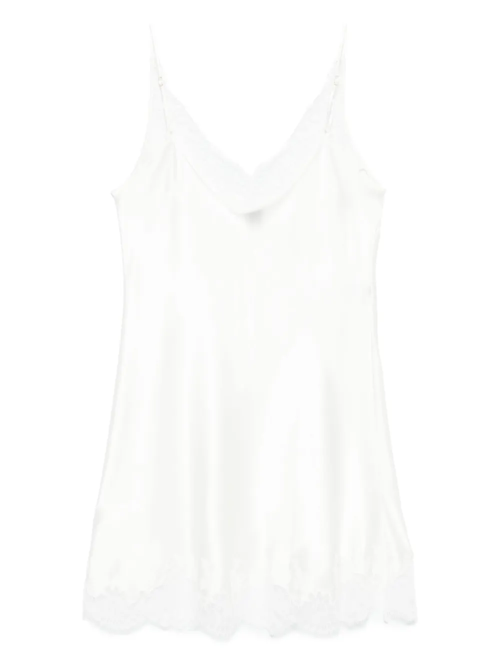 Carine Gilson Jurk met kanten detail Wit