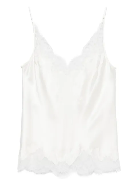 Carine Gilson lace-detailed camisole