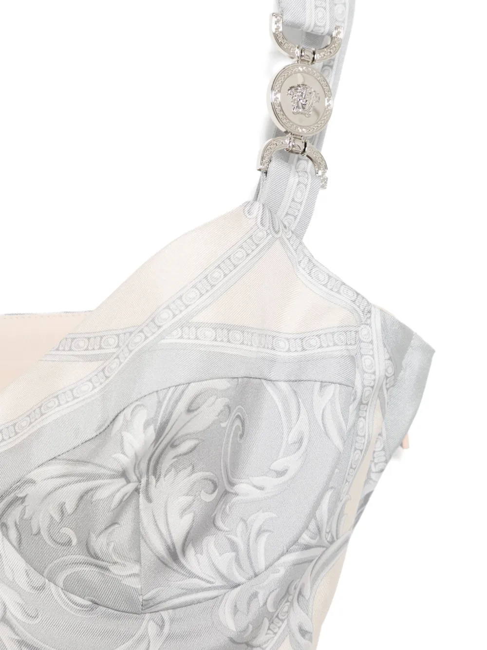 Versace La Coupe Des Dieux Top In Silver