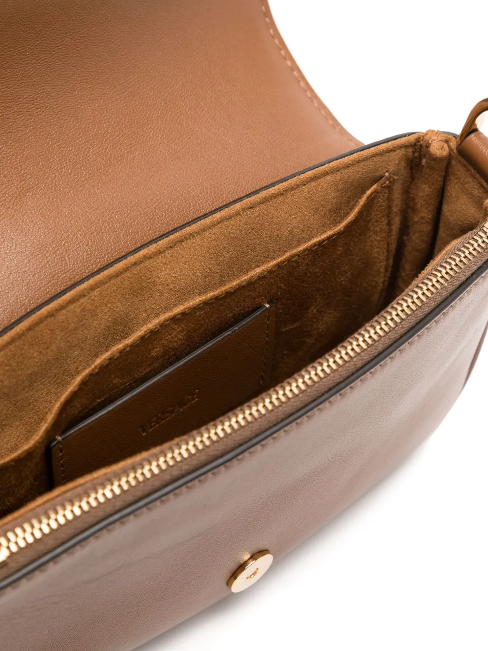 Versace Tag kleine tas Bruin