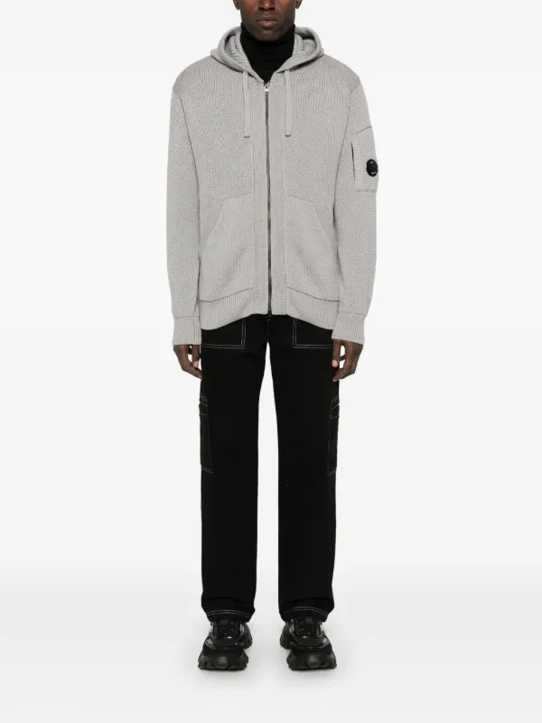 C.P. Company ジップアップ ニットパーカー | グレー | FARFETCH JP C.P. Company ジップアップ ニットパーカー | グレー | FARFETCH JP