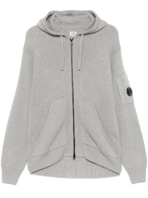 C.P. Company ジップアップ パーカー | グレー | FARFETCH JP