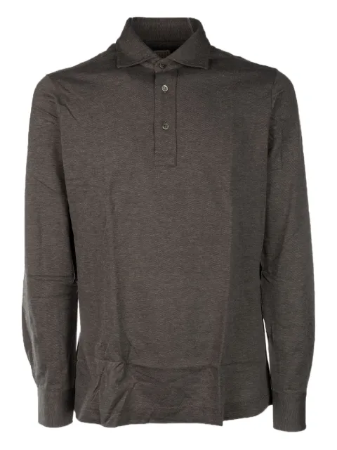 4FF long-sleeve polo shirt