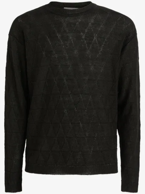 SUNHOUSE diamond-pattern jumper