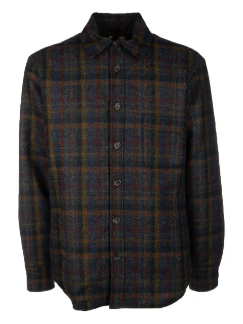 4FF checked wool shirt
