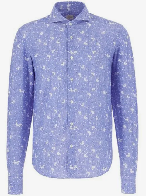 4FF camisa con estampado floral