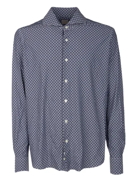 4FF geometric-print shirt